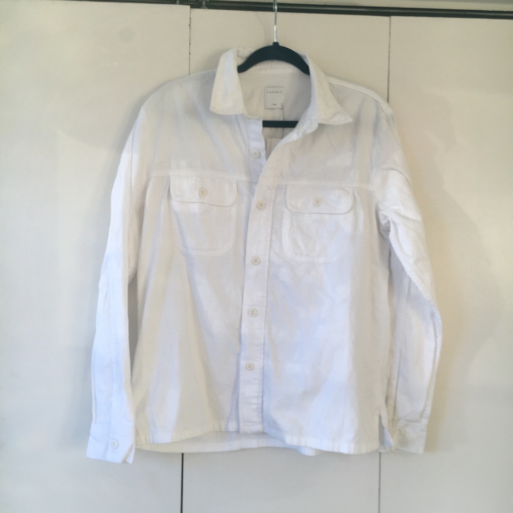 Sandro Dakota cotton white shirt